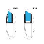 Duschdichtung UK55 für Glasstärken von 6-8mm Steigner nr.3